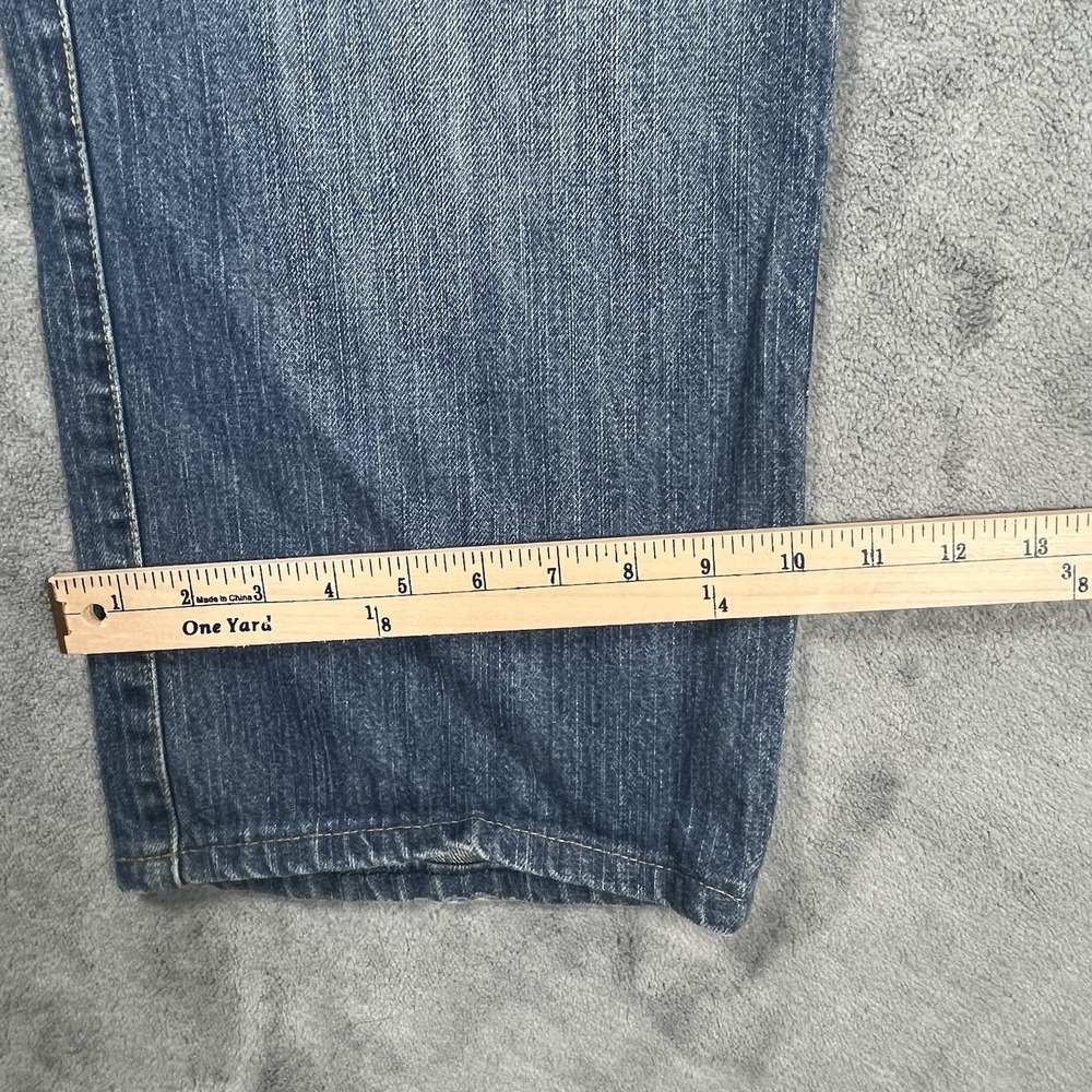 Sean John Embroidered Wide Leg Jean Men Relaxed Streetwear Baggy Denim 38X33 Y2K - Picture 9 of 10